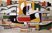 Fernard Leger Towboat oil on canvas